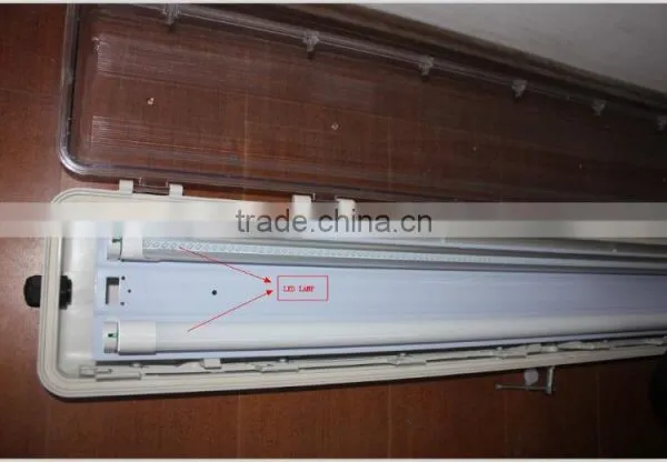 BYS High Quality Full Plastic Fluorescent Luminare IP65 photo-4