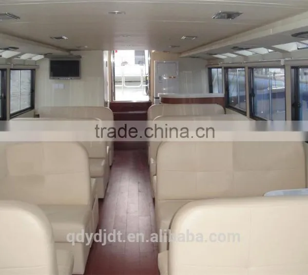 17.7m X3.99mx1.4m Fiberglass 63 Seats Passenger Ferry Boat photo-6