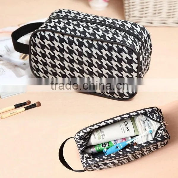Hot Sales New Unisex Plaid Makeup Wash Bag photo-2