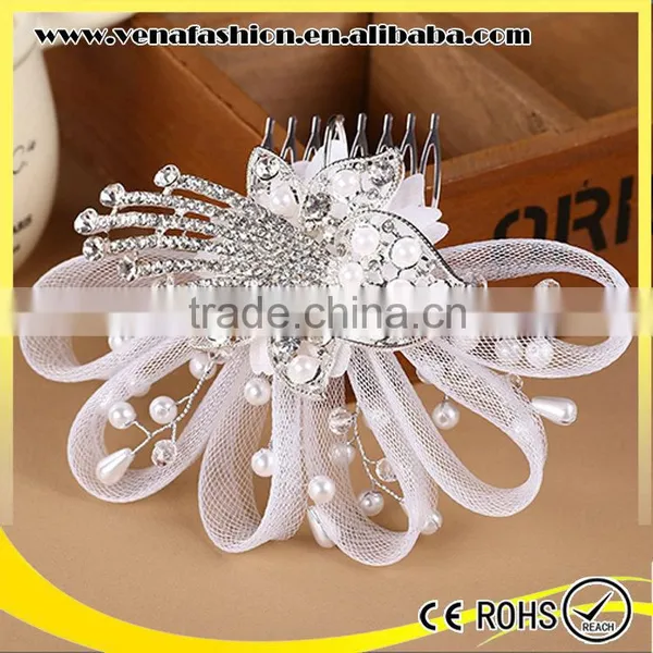 Manufacturer Pearl Bridal Hair Comb, Wedding Hair Comb photo-5