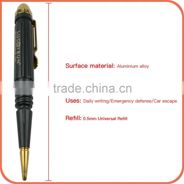 New Style 0.5mm Refill Tactical Pen Aviation Aluminum Anti-skid for Self Defense Writing and Car Escape Device photo-5