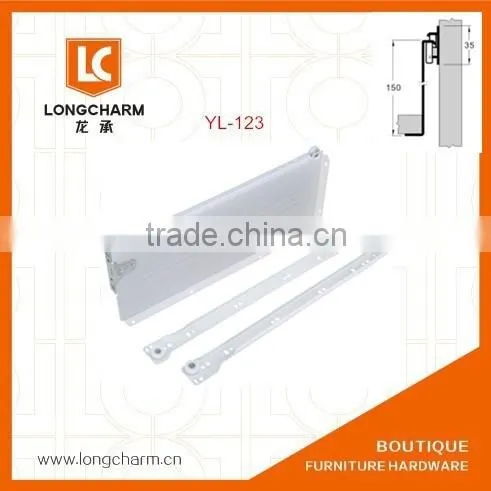 Telescopic Channel Drawer Slide Roller Drawer Slide Metal Drawer Slide Rail From Furniture Hardware photo-3