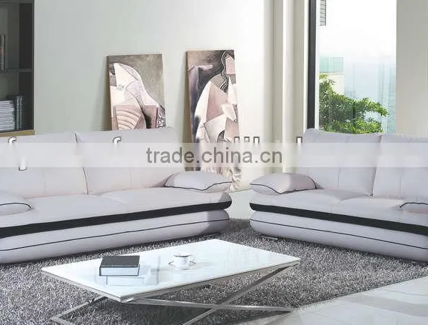China Genuine Leather Sectional Sofa Modern photo-2