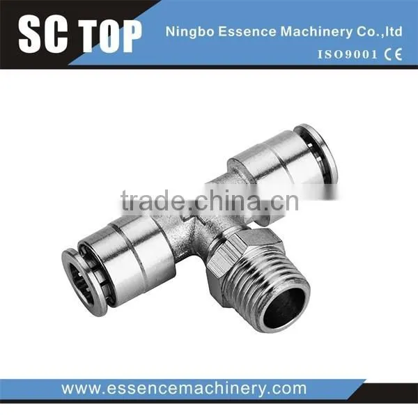 Brass Pneumatic Elbow Nut Threaded Tube Fitting photo-2