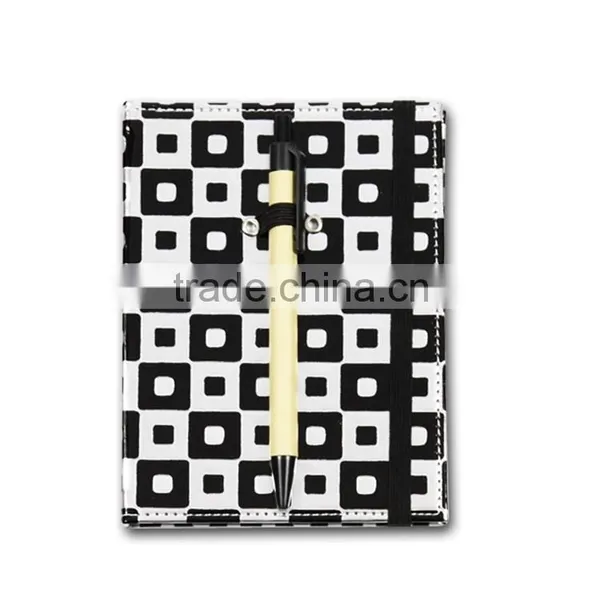Newest Durable Cloth Cover Notebook With Pen Attached (BLY5-2007PP) photo-4