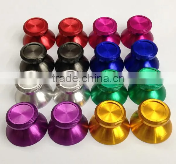 Aluminium Alloy Controller Replacement Parts For Playstation 4 Metal Gold Grip Thumb Grips Gold Chrome Grip for Sony PS4