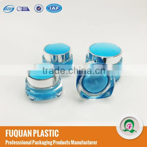Hot Skin Care Luxury Empty Acrylic Cosmetic Container With Colorful Cap photo-3