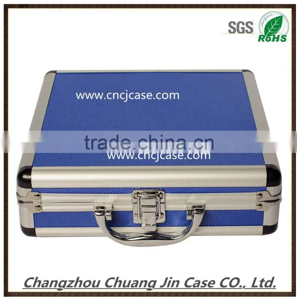 Professional Custom Manufacturer of Blue Portable Tool Case, Aluminum Tool Case