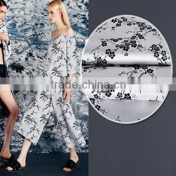 Nylon Rayon Viscose Jacquard Brocade Fabric Chinese photo-3