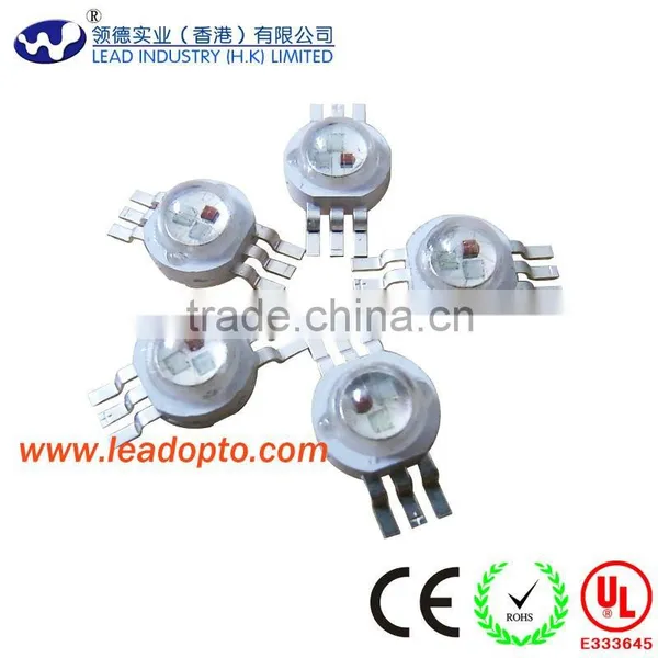 High power 3 watt led diodes Epistar Single Color LED Bead with CE/ROHS/UL