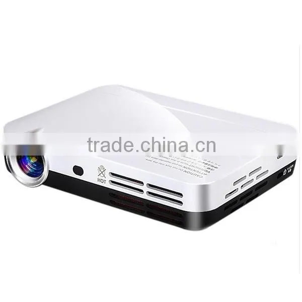 Portable Home Theatre Android 3D Wifi Bluetooth Dlp Mini Beamer With hd 1080p photo-2