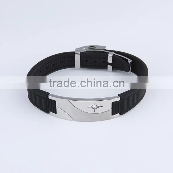2015 New Health Power Sport Negative Ions Silicon Bracelet photo-2