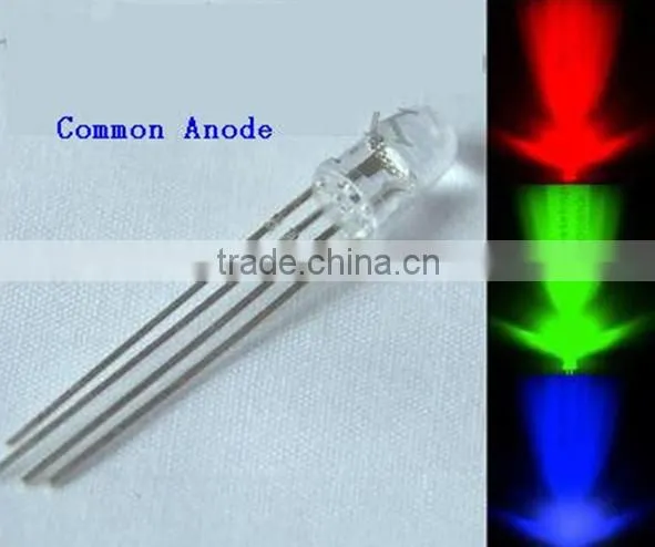 Wholesale Cheap Price High Clear Lens 5mm Rgb Led Common Anode photo-2
