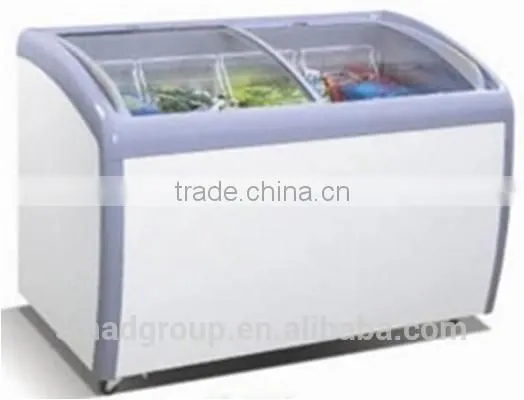 Sliding Glass Top Chest Freezer for Ice Cream Storage photo-2