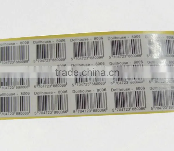 Custom Design Bar Code Label/ Sticker Self Adhesive at the Cheapest Price