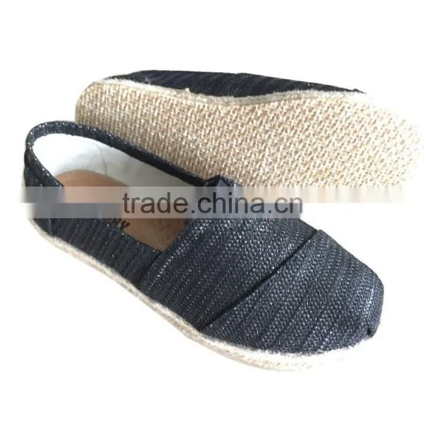 High Quality New Style Espadrille Sole Canvas Shoes photo-2