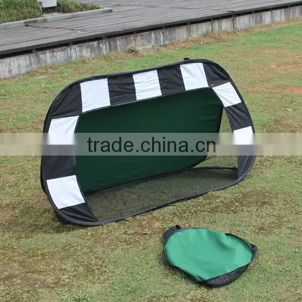 Black and White Soccer Goal and Green Soccer Goal