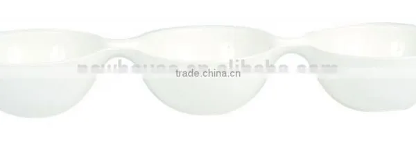 New Design Hot Selling PLA Triple Snack Bowl Dessert Bowl photo-4