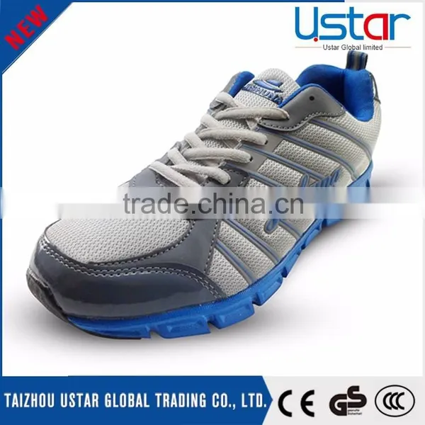 New Design Cheap Portable PU Mesh Man Sport Shoes photo-4