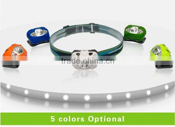 Led Light Sensor Powerful Headlamp With Custom Elastic Bands photo-5