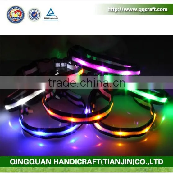 Wholesale Factory Wholesales Waterproof Led Dog Collar With Elastic Dog Collars photo-6