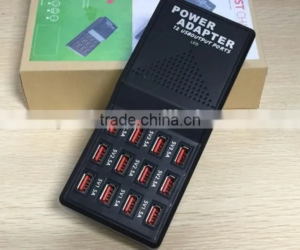 Hot New Products for 2015 Multi USB Charger 12 Port Charging Station for Mobile Phone photo-5