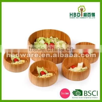 High Quality Bamboo Salad Bowl Set Wholesale photo-2