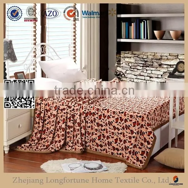 100% Polyester Printed Coral Fleece China Supplier Wholesale Hotel Blanket photo-5