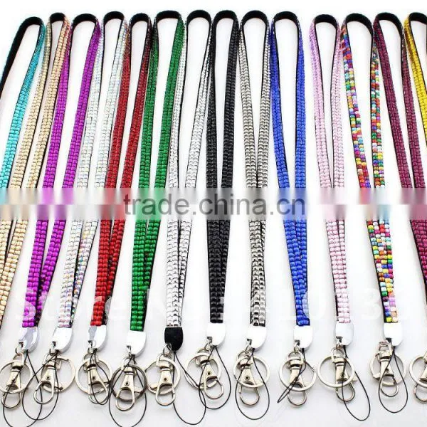 Hot Selling Diamond Cheap Rhinestone Lanyard With id Badge Holder photo-6
