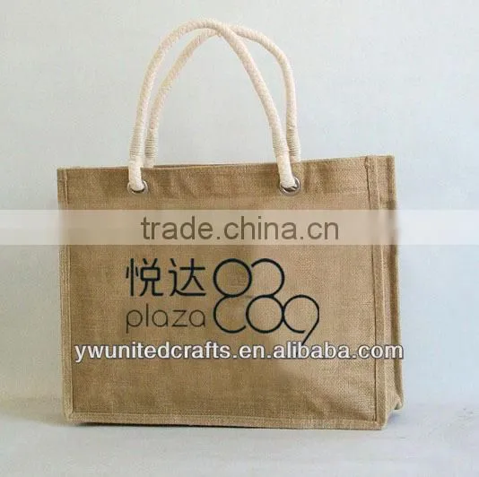 Promotion Folding Shopping Jute Bag Collapsible Shopping Bag