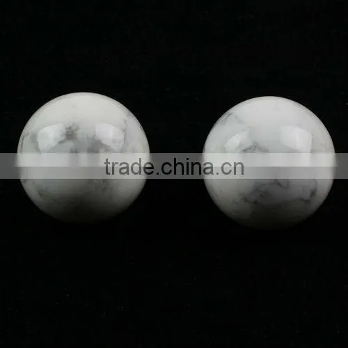 SL72503 Natural Howlite Stone Sphere Ball