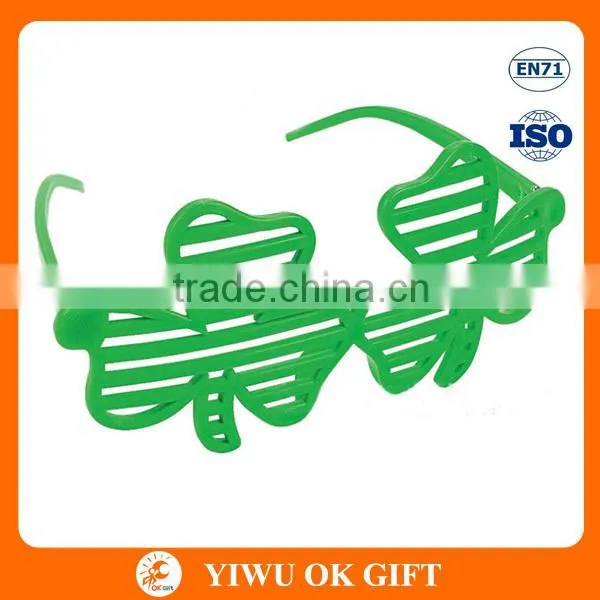 High Quality Party Sunglasses St Patrick's Day Shamrock Sunglasses photo-2