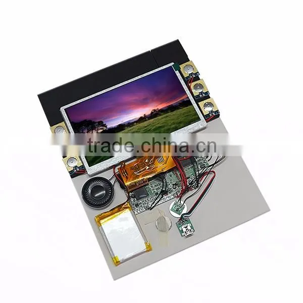 2016 Hot Selling 1.8 - 10.1 " Lcd Digital Video Greeting Card Module for Video Card