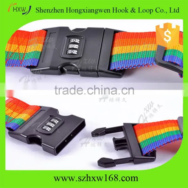 Adjustable Suitcase Belts/buckle Packing Strap/luggage Belt With Key photo-3