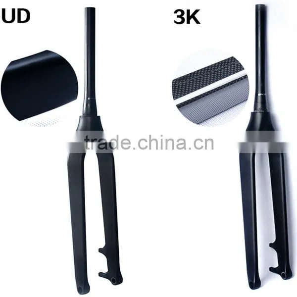 Full T800 Carbon Fiber 29er MTB Fork Matte/glossy Finish,100*15mm 3K or UD Black Carbon Mountain Bike Fork photo-2