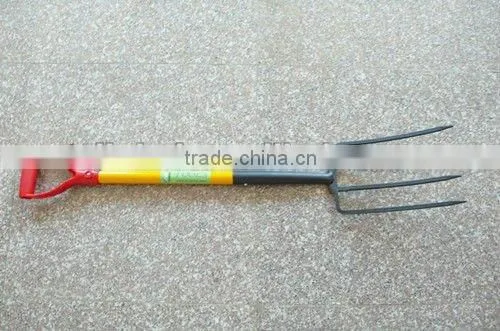 Garden Fiberglass Handle Steel Fork