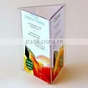 Lucite Sidewing Menu Holder