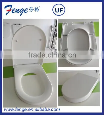 Soft Close Durable Hygienic UF Urea Toilet Seat for Shower Room-129 photo-2