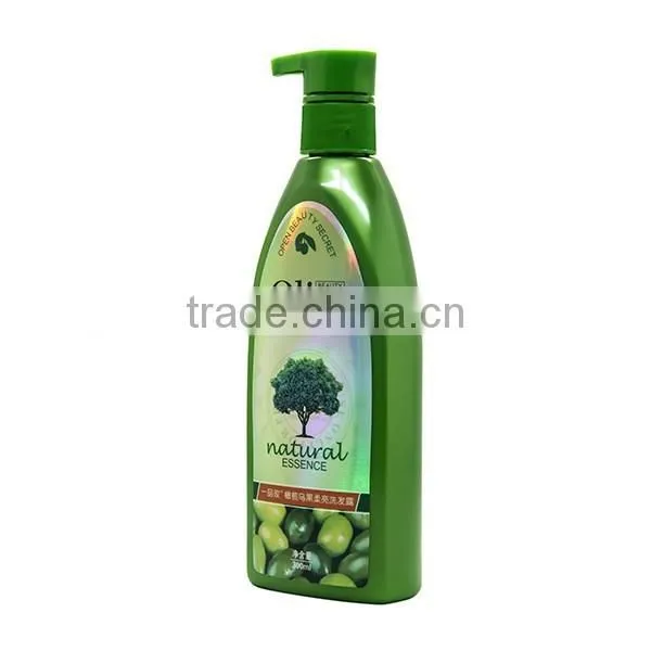 Pitch-Black Shine Hair Shampoo With Olive Essence 500ml photo-3