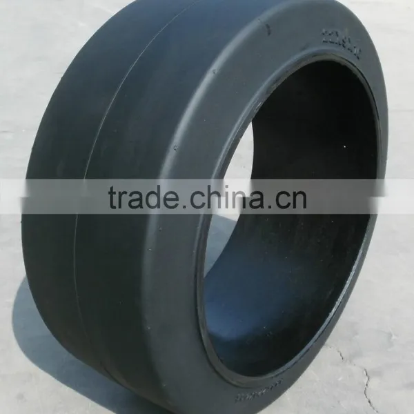 16 1/4X6X11 1/4 Forklift Rubber Tire Solid Press-on Shaped Tire 16 1/4X6X11 1/4 photo-4