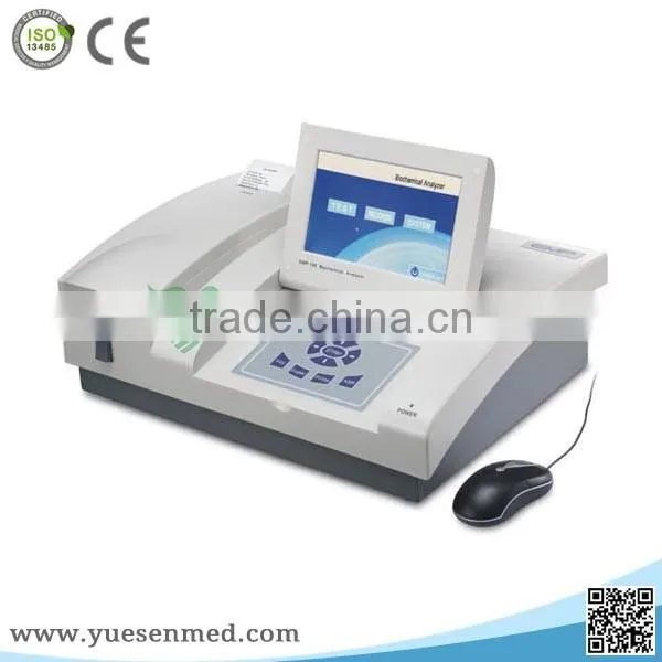 YSTE168 Hot Sale Built-in Thermal Printer Semi-auto Biochemistry Analyzer for Sale
