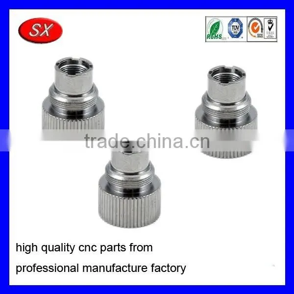 Customized Metal CNC Turned Parts Electronic Cigarette Parts Stainless Steel Adaptor Parts Cigarette Holder photo-2