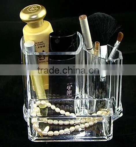 Plastic Cosmetic Organizer,acrylic Make up Organizer, Clear Cube Makeup Organizer photo-6