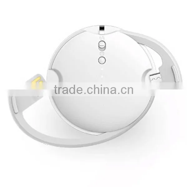 Multi-functional USB Charging Cable Mini Cookie Design 1020mAh Power Bank Build-in USB Cable photo-3