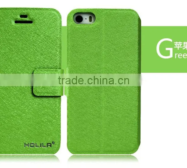 High Quality Wallet Leather Case Flip PU Leather Phone Case Protective Back Covers for IPhone 5 5s photo-3