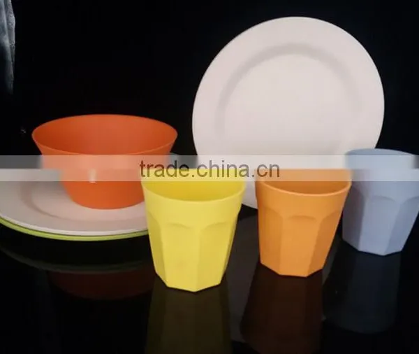 Bamboo Fiber Round Shape Tableware/dinnerware Sets photo-2