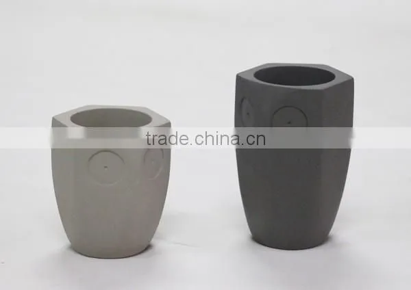 Cement Candle Holder With Metal Gold,copper,sliver Holder photo-6