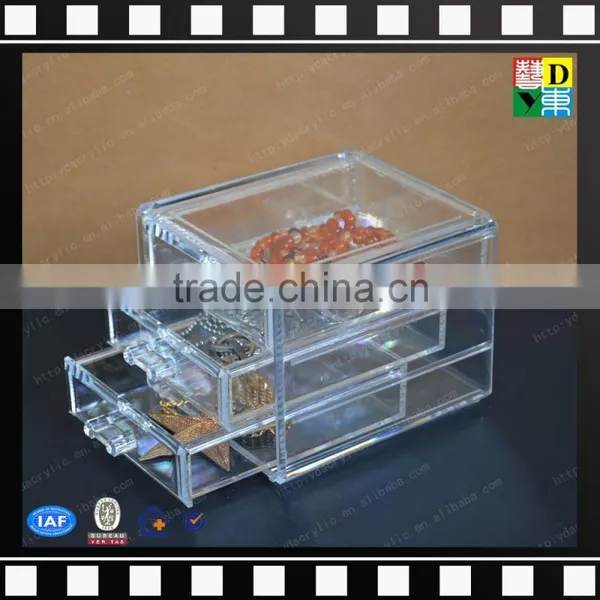 Multiple PMMA Draws Organizer Acrylic Makeup Cosmetic Organizer With Dividers From Shenzhen Yidong photo-2