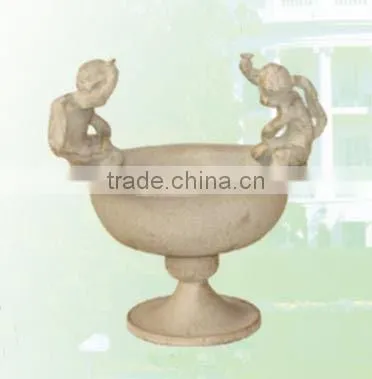 Small Indoor Decoration Flower Pot Cast Iron Antique Flower Pot photo-2