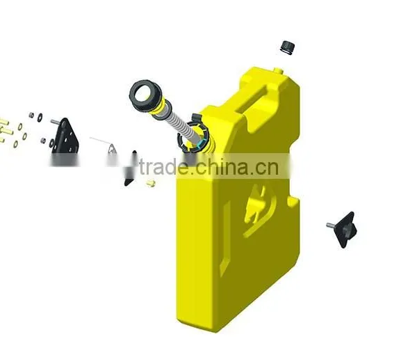2 GAL Plastic Jerry Can High Quality High Strength Plastic Truck Oil Tank photo-5